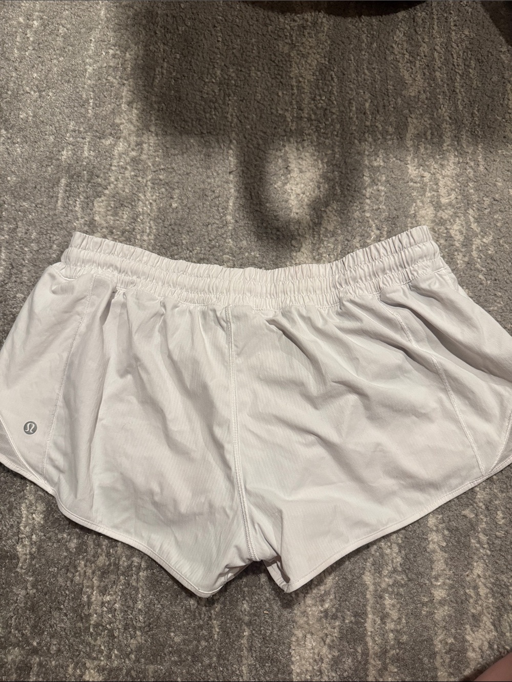 lululemon athletica White Lightweight Athletic Shorts